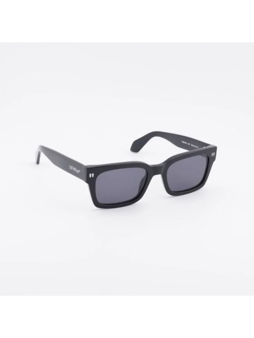 Off-White OERI108 MIDLAND 1007 Sunglasses Black Square Frame, Grey Lenses